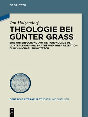 cover image of Theologie bei Günter Grass